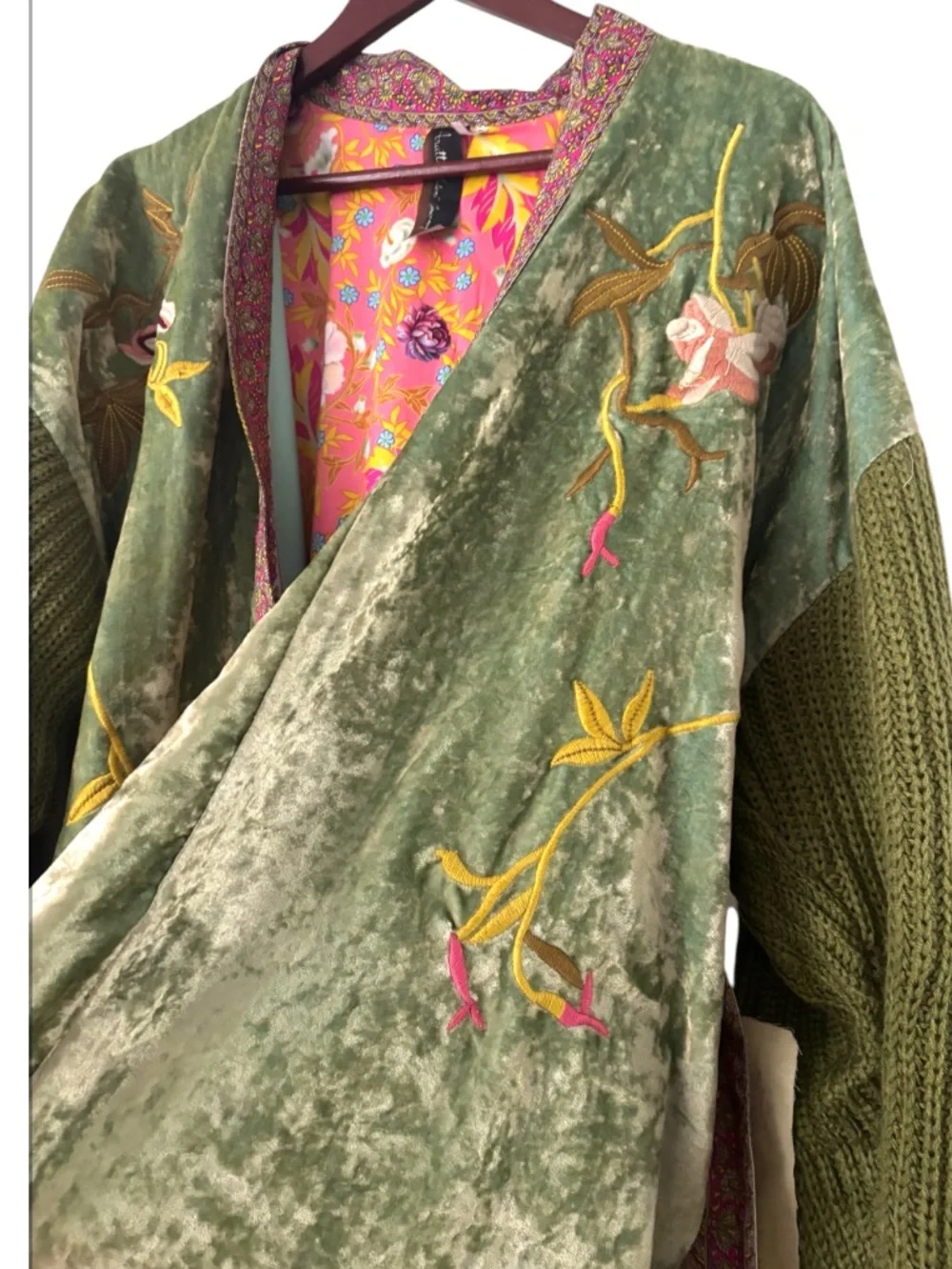 Aratta Silent Journey Something Magical Velvet Coat NWT - Picture 10 of 14